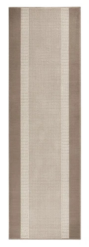 Dywan nowoczesny Basic beżowo-kremowy chodnik 80 cm x 200 cm  - Nowoczesne fasony do salonu i pokoju