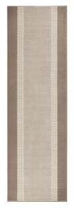 Dywan nowoczesny Basic beżowo-kremowy chodnik 80 cm x 350 cm