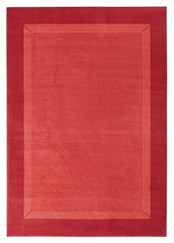 Dywan nowoczesny Basic czerwony 160 cm x 230 cm  - Nowoczesne fasony do salonu i pokoju