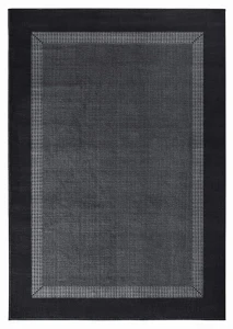 Dywan nowoczesny Basic czarno-szary 160 cm x 230 cm
