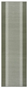 Dywan nowoczesny Basic zielony chodnik 80 cm x 300 cm 