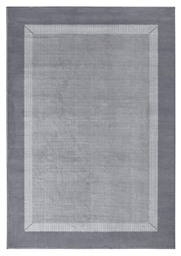Dywan nowoczesny Basic jasny szary 160 cm x 230 cm  - Nowoczesne fasony do salonu i pokoju