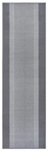 Dywan nowoczesny Basic jasny szary chodnik 80 cm x 350 cm