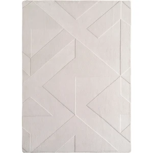 Dywan nowoczesny Pompei 3D Geometryczny kremowy 160 cm x 230 cm
