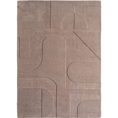 dywan-nowoczesny-pompei-3D-geometria2- bezowy-rzut.jpg