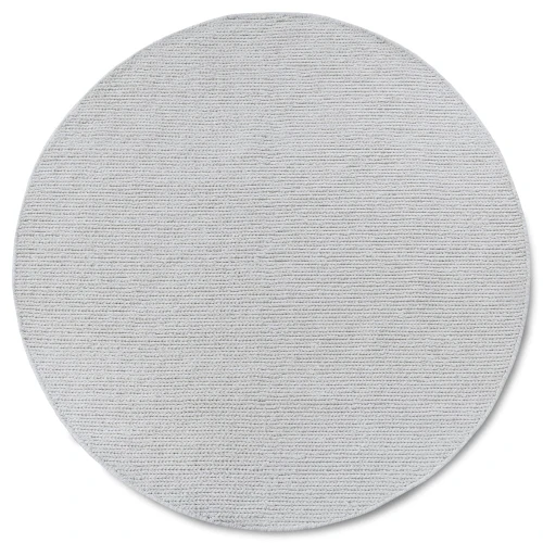 Dywan wełniany Villeroy & Boch kremowy 160 cm x 160 cm koło - Nowoczesne fasony do salonu i pokoju