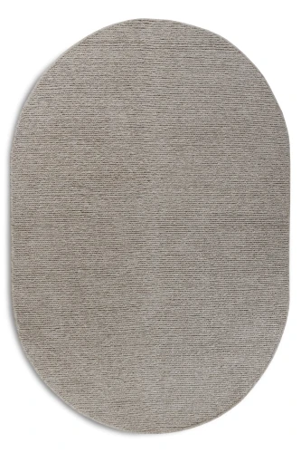 Dywan wełniany Villeroy & Boch brązowy 160 cm x 230 cm owal - Nowoczesne fasony do salonu i pokoju