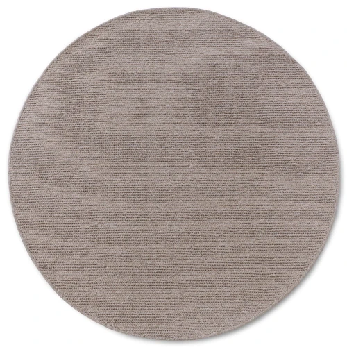 Dywan wełniany Villeroy & Boch brązowy 160 cm x 160 cm   koło - Nowoczesne fasony do salonu i pokoju