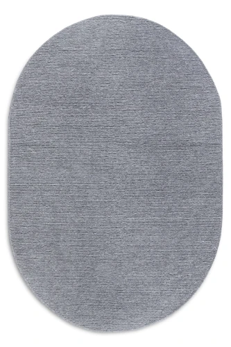 Dywan wełniany Villeroy & Boch srebrny 160 cm x 230 cm owal - Nowoczesne fasony do salonu i pokoju