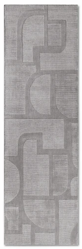 Dywan wełniany Villeroy & Boch Alexis szary 80 cm x 250 cm  - Nowoczesne fasony do salonu i pokoju