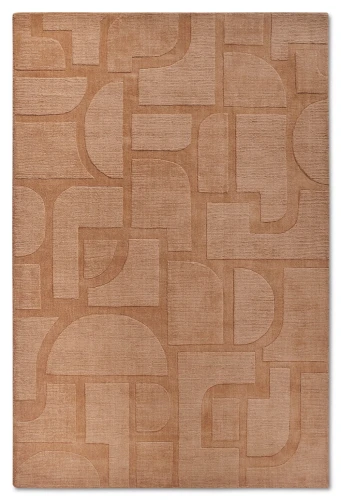 Dywan wełniany Villeroy & Boch Alexis odcienie brązowego 190 cm x 280 cm   - Nowoczesne fasony do salonu i pokoju