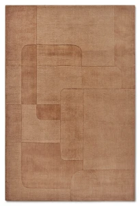 Dywan wełniany Villeroy & Boch Charlotte odcienie brązowego 80 cm x 150 cm 