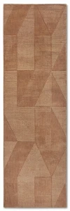 Dywan wełniany Villeroy & Boch Ursule odcienie brązowego 80 cm x 250 cm   