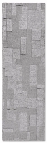 Dywan wełniany Villeroy & Boch Wilhelmine szary 80 cm x 250 cm  - Nowoczesne fasony do salonu i pokoju