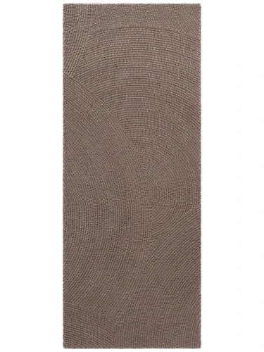 Dywan wełniany Hans Home Eleni brązowy 80 cm x 200 cm  - Nowoczesne fasony do salonu i pokoju