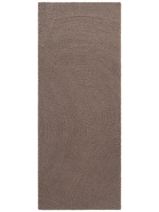 Dywan wełniany Hans Home Eleni brązowy 80 cm x 300 cm 