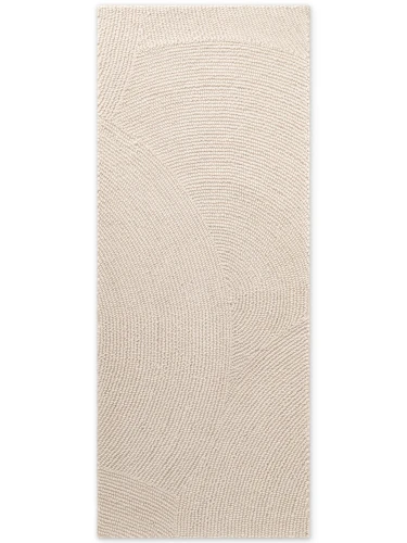 Dywan wełniany Hans Home Eleni kremowy 80 cm x 300 cm    - Nowoczesne fasony do salonu i pokoju