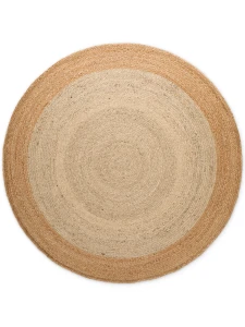 Dywan naturalny jutowy Jutta złoty 100 cm x 100 cm koło