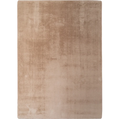 Dywan pluszowy Joy beżowy 200 cm x 280 cm  - Nowoczesne fasony do salonu i pokoju