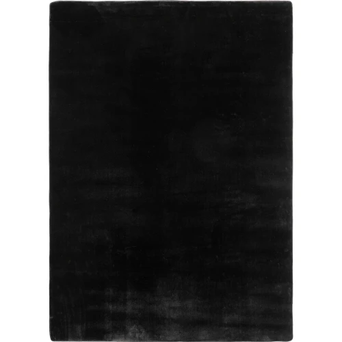 Dywan pluszowy Joy czarny 200 cm x 280 cm  - Nowoczesne fasony do salonu i pokoju