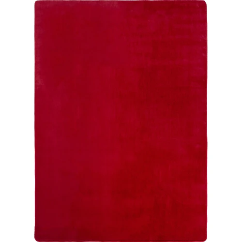 Dywan pluszowy Joy czerwony 80 cm x 150 cm  - Nowoczesne fasony do salonu i pokoju