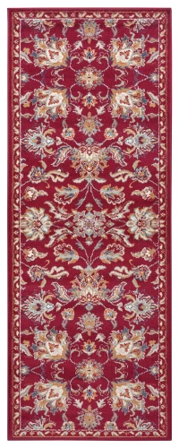 Dywan klasyczny Luxor czerwony 80 cm x 240 cm  - Nowoczesne fasony do salonu i pokoju