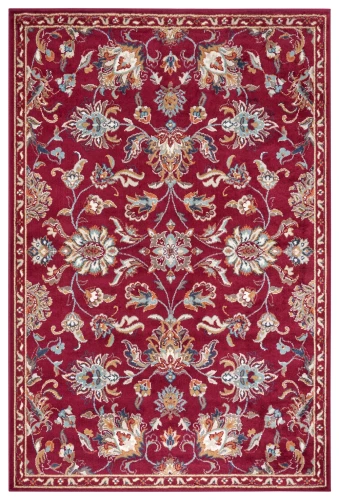 Dywan klasyczny Luxor czerwony 160 cm x 235 cm  - Nowoczesne fasony do salonu i pokoju