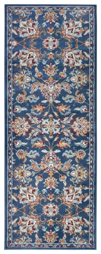 Dywan klasyczny Luxor niebieski 80 cm x 240 cm    - Nowoczesne fasony do salonu i pokoju