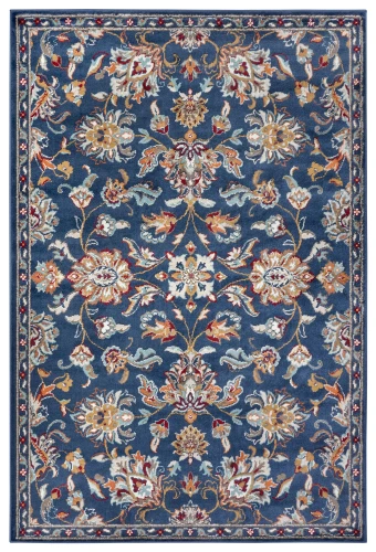 Dywan klasyczny Luxor niebieski 80 cm x 120 cm   - Nowoczesne fasony do salonu i pokoju