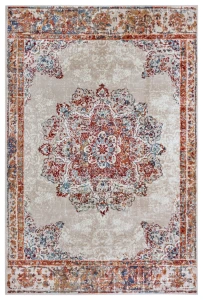 Dywan klasyczny Luxor Rozeta kremowy 160 cm x 235 cm 