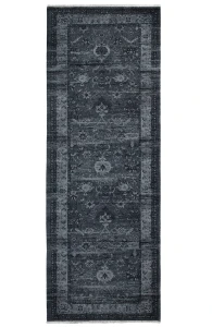 Dywan vintage Armand ciemny szary 80 cm x 215 cm  