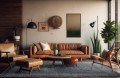 dywan-vintage-armand-ciemny-szary-aranzacja-w-salonie-z-meblami-w-kolorze-brazowym.webp