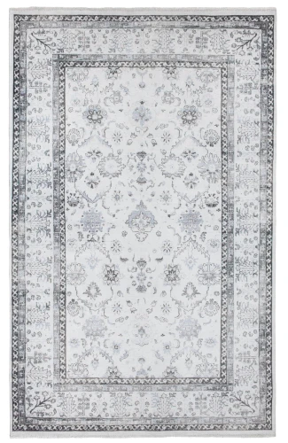Dywan vintage Armand jasny szary 195 cm x 280 cm  - Nowoczesne fasony do salonu i pokoju