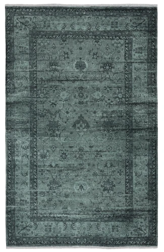 Dywan vintage Armand zielony 195 cm x 280 cm - Nowoczesne fasony do salonu i pokoju