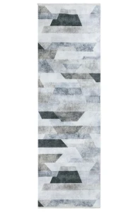Dywan nowoczesny Dean szary 80 cm x 215 cm 