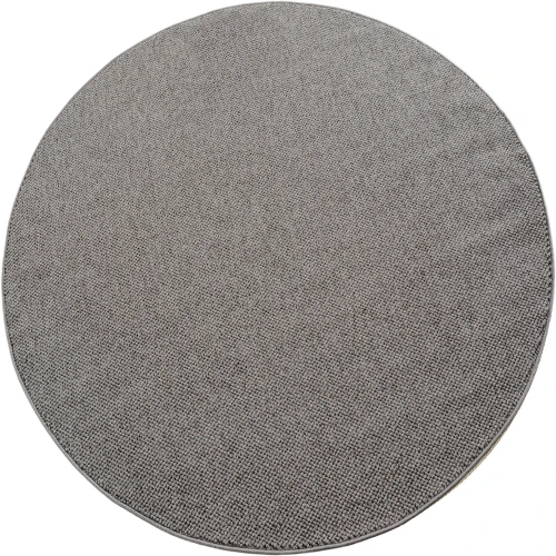 Dywan nowoczesny Helix jednobarwny szary 80 cm x 80 cm koło - Nowoczesne fasony do salonu i pokoju