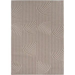 Dywan nowoczesny Helix Geometria beżowy 80 cm x 150 cm 