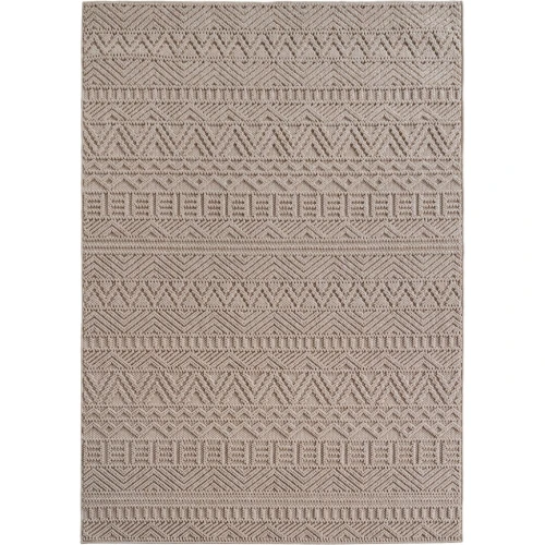 Dywan nowoczesny Helix 3D boho beżowy 80 cm x 150 cm  - Nowoczesne fasony do salonu i pokoju