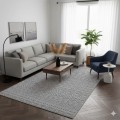 dywan-nowoczesny-3d-helix-boho-szary-aranzacja-w-salonie-z-biala-sofa-na-ciemnej-podlodze-fotelem-i-stolikiem-kawowym-w-tle-duze-okno.jpg