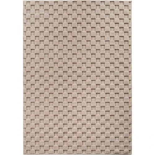 Dywan nowoczesny 3D Helix beżowy 160 cm x 230 cm - Nowoczesne fasony do salonu i pokoju