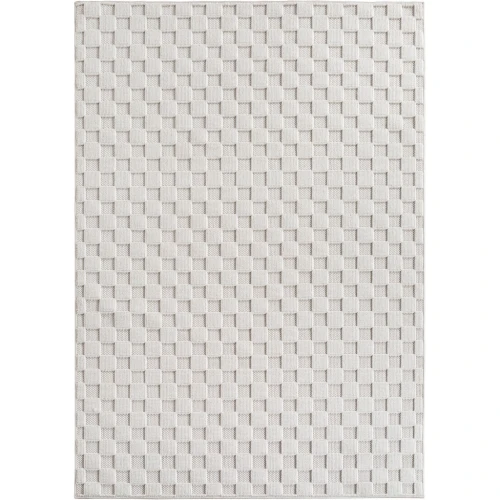 Dywan nowoczesny 3D Helix kremowy 120 cm x 170 cm - Nowoczesne fasony do salonu i pokoju