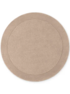 Dywan wełniany Kari kolekcja 1812 Villeroy &  Boch naturalnie beżowy 200 cm x 200 cm koło 