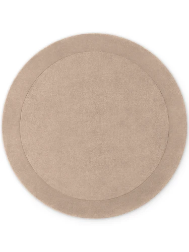 Dywan wełniany Kari kolekcja 1812 Villeroy &  Boch naturalnie beżowy 200 cm x 200 cm koło  - Nowoczesne fasony do salonu i pokoju