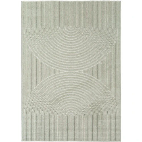 Dywan uniwersalny Nova 3D oliwkowy 120 cm x 170 cm - Nowoczesne fasony do salonu i pokoju