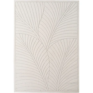 Dywan uniwersalny Nova 3D Motyw Roślinny kremowy 80 cm x 150 cm 