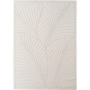 Dywan uniwersalny Nova 3D Motyw Roślinny kremowy 280 cm x 370 cm