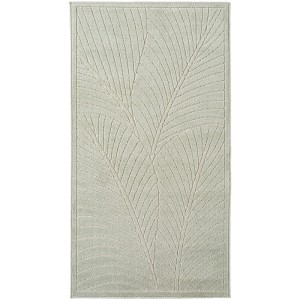 Dywan uniwersalny Nova 3D Motyw Roślinny oliwkowy 80 cm x 250 cm
