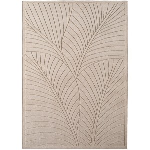 Dywan uniwersalny Nova 3D Motyw Roślinny beżowy 80 cm x 150 cm