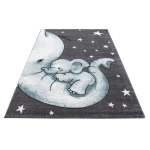 Dywan dziecięcy Kids Śpiący Słonik niebieski  120 cm x 170 cm