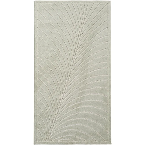 Dywan uniwersalny Nova 3D Liść oliwkowy 80 cm x 250 cm - Nowoczesne fasony do salonu i pokoju